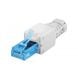 UTP CAT6a Toolless RJ45 Connector - voor stugge en soepele kern