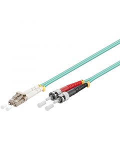 Glasvezel kabel LC-ST OM3 (laser optimized) 0,5 m