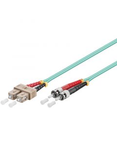 Glasvezel kabel SC-ST OM3 (laser optimized) 2 m