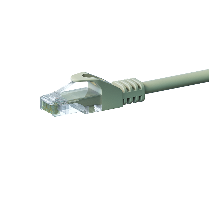 UTP CAT5e patchkabel 10m grijs - 100% koper