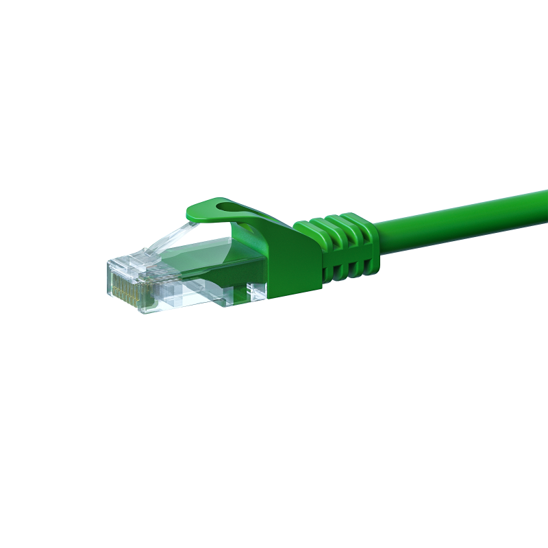 UTP CAT5e patchkabel 0,50m groen - 100% koper