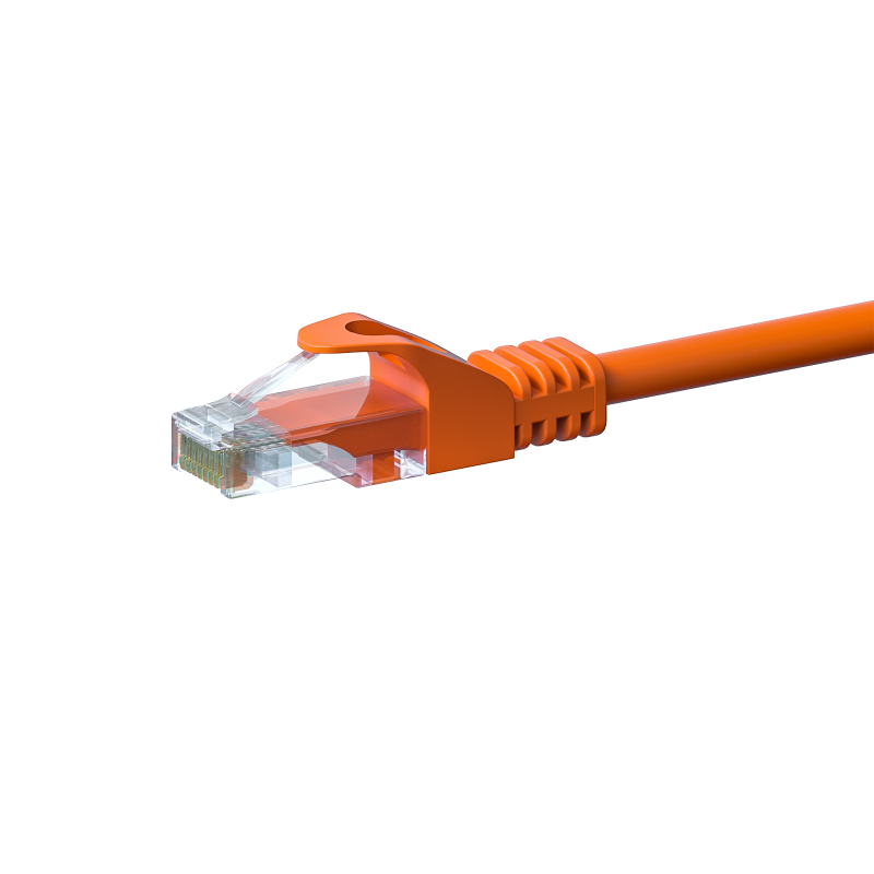 UTP CAT5e patchkabel 7,5m oranje - 100% koper