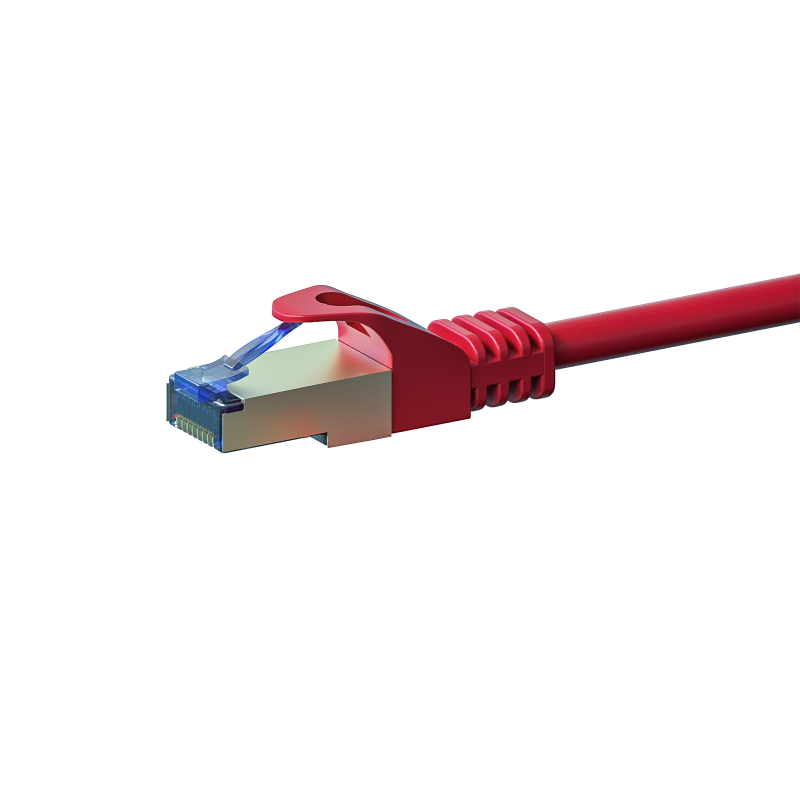 CAT6a S/FTP (PIMF) patchkabel 10m rood