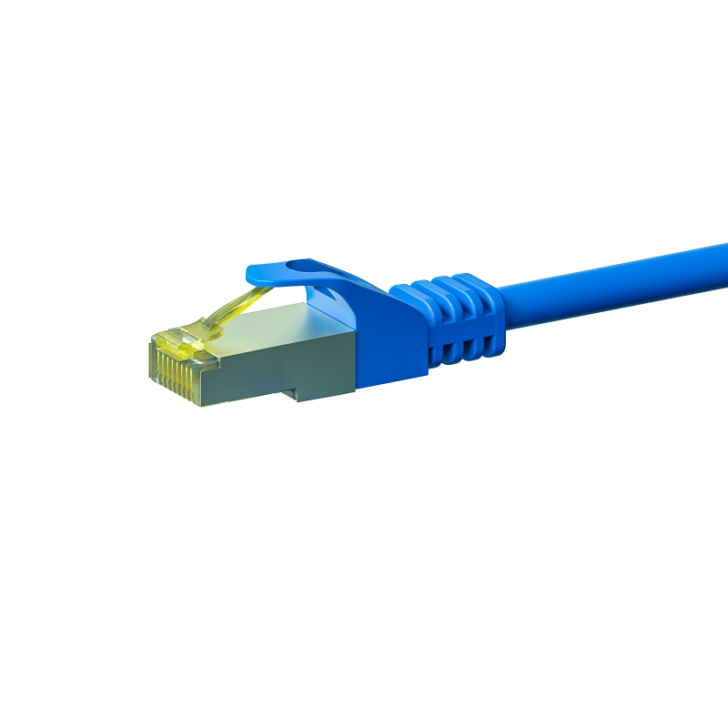 Cat7 S/FTP (PIMF) patchkabel 0,50m blauw