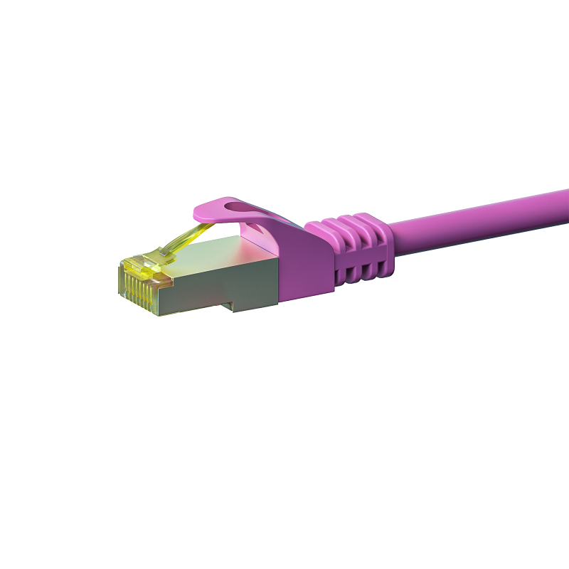 Cat7 S/FTP (PIMF) patchkabel 50m roze