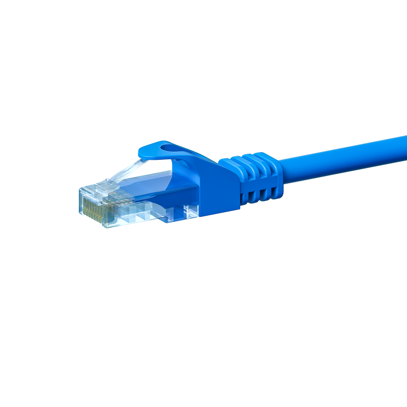 CAT5e patchkabel 0,25m blauw - CCA