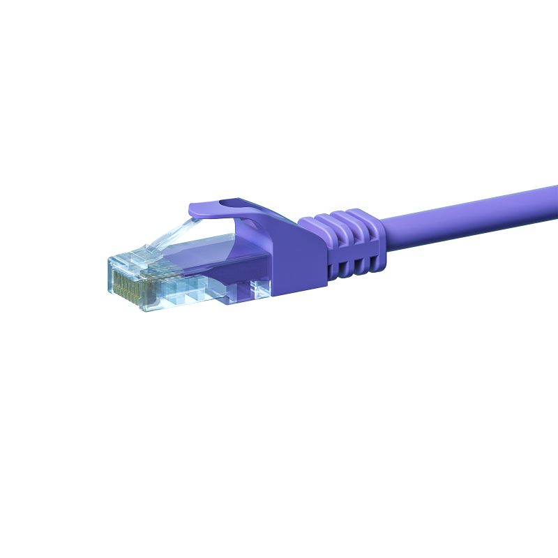 CAT5e patchkabel 0,5m paars - CCA